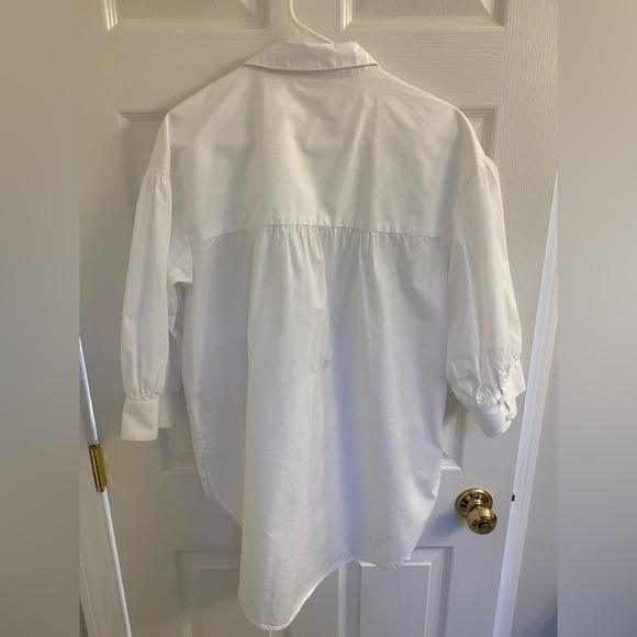 Maeve puff sleeve button down - Picture 2 of 4